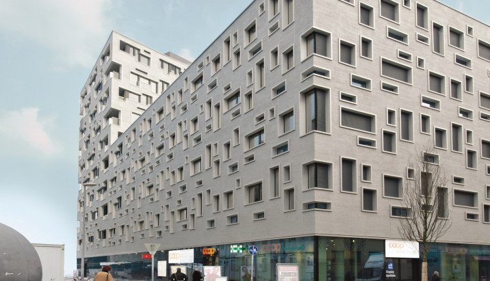 Fassade Basel Stamm Bau