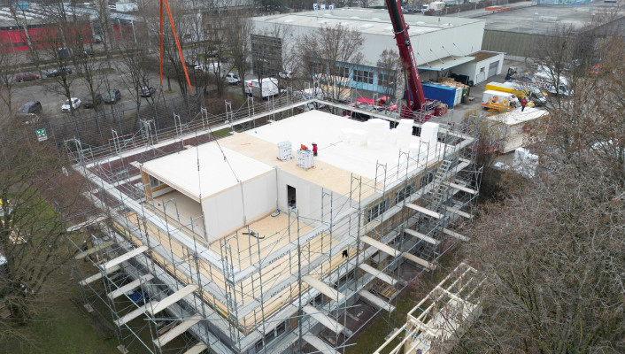 Holzmodulbau Schule_BZM Muttenz