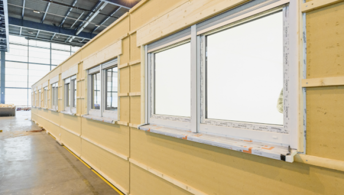 Holzbau Modulbau_Roche Grenzacherstrasse Basel