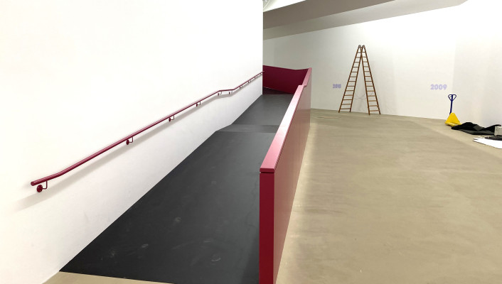 Holzbau Kunstmuseum Basel Rampe