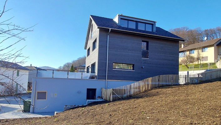 Holezelemtbau Neubau Einfamilienhaus, Hersberg